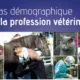 Couverture de l'Atlas démographique 2017 de la profession vétérinaire, avec photos d'animaux et de praticiens